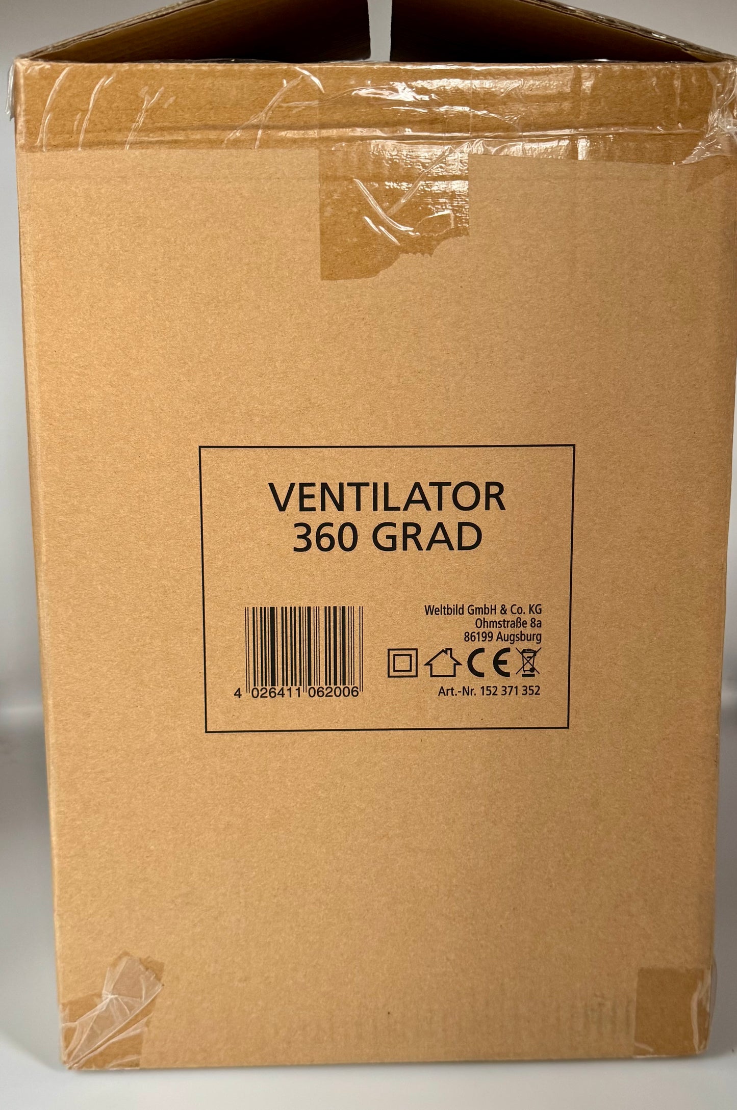 Ventilator 360 Grad mit Fernbedienung