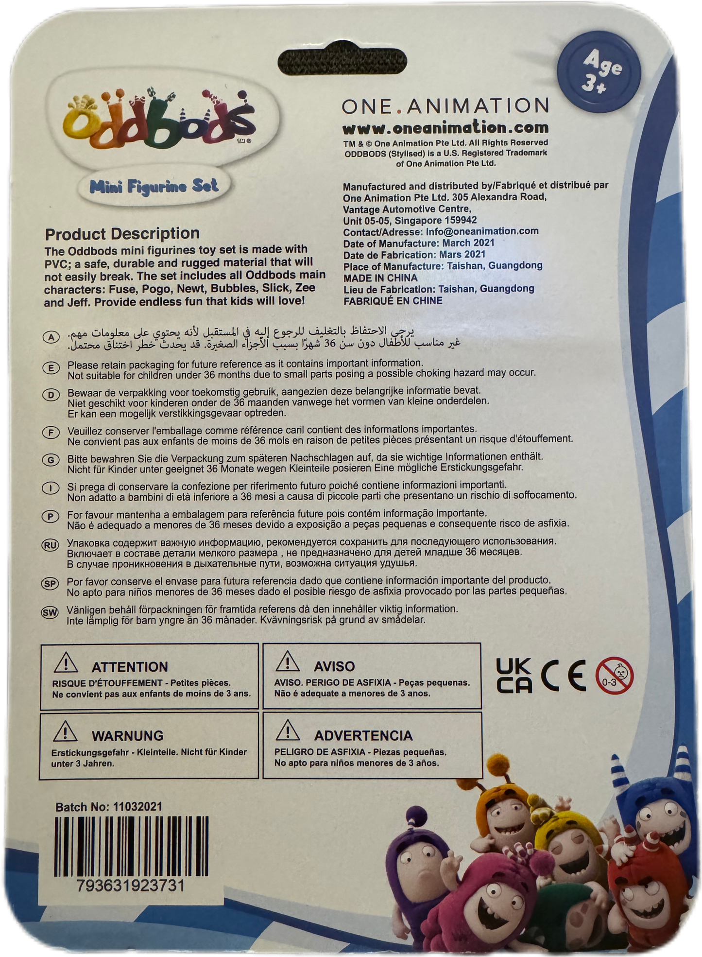 Oddbods (7er Set), 20 Stück