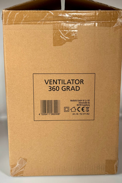 Ventilator 360 Grad mit Fernbedienung